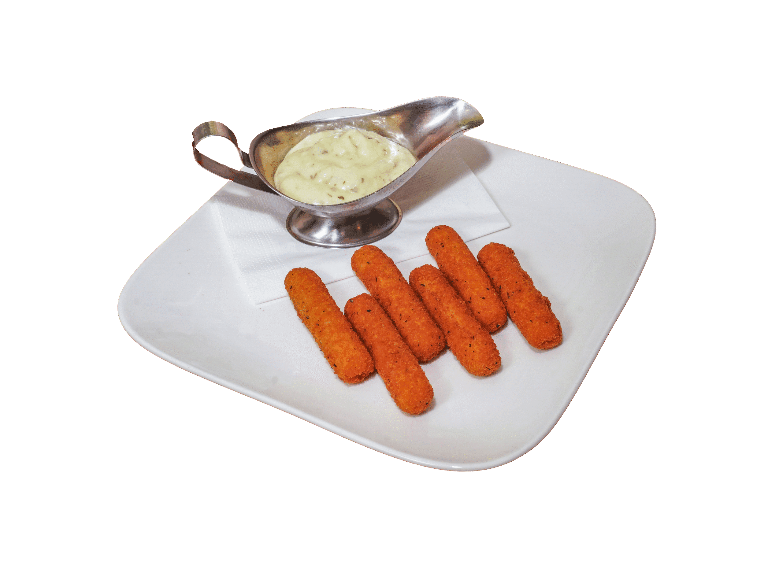 Gebackene Mozzarellasticks