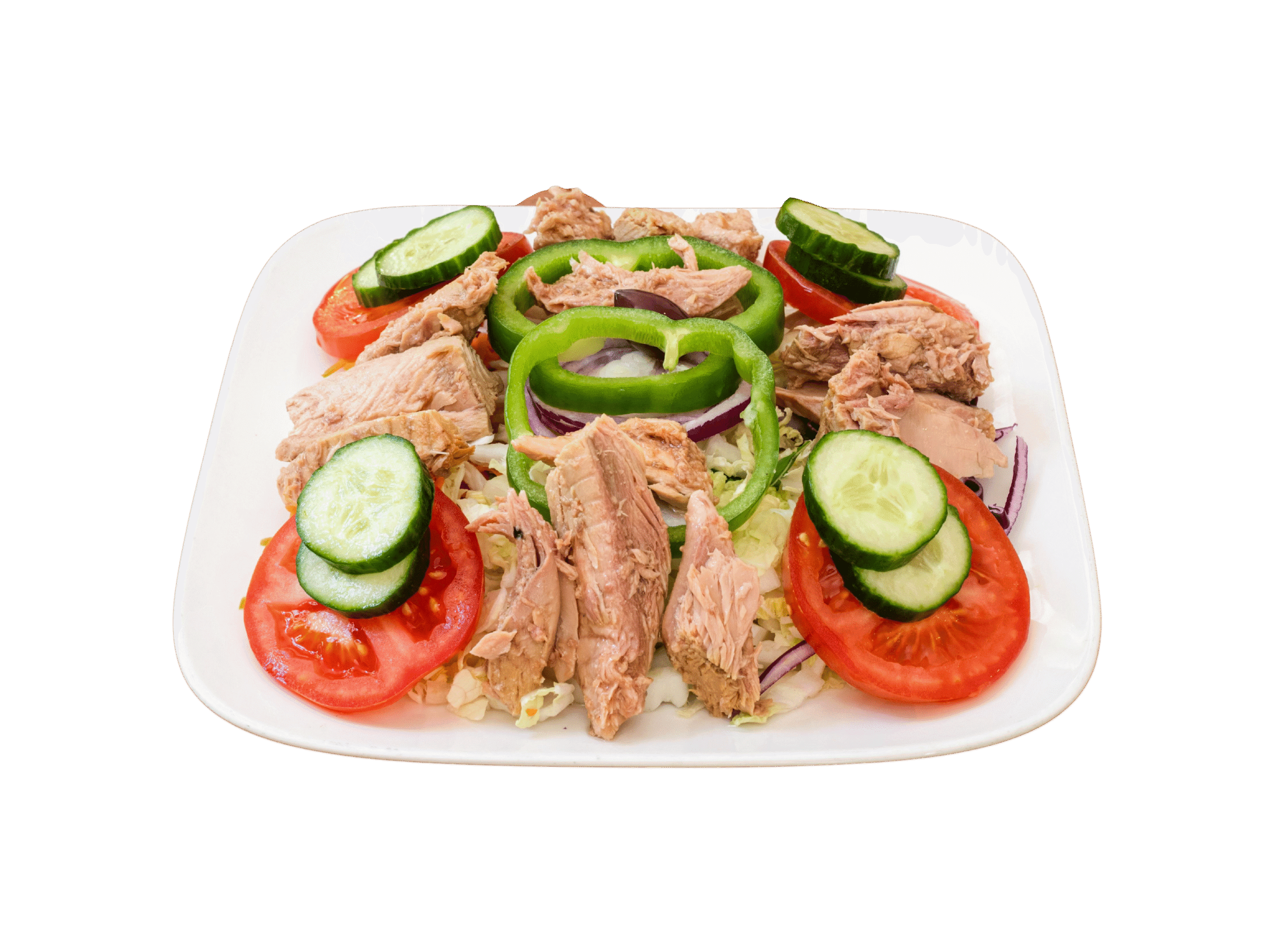 Gemischte Salat mit Thunfisch