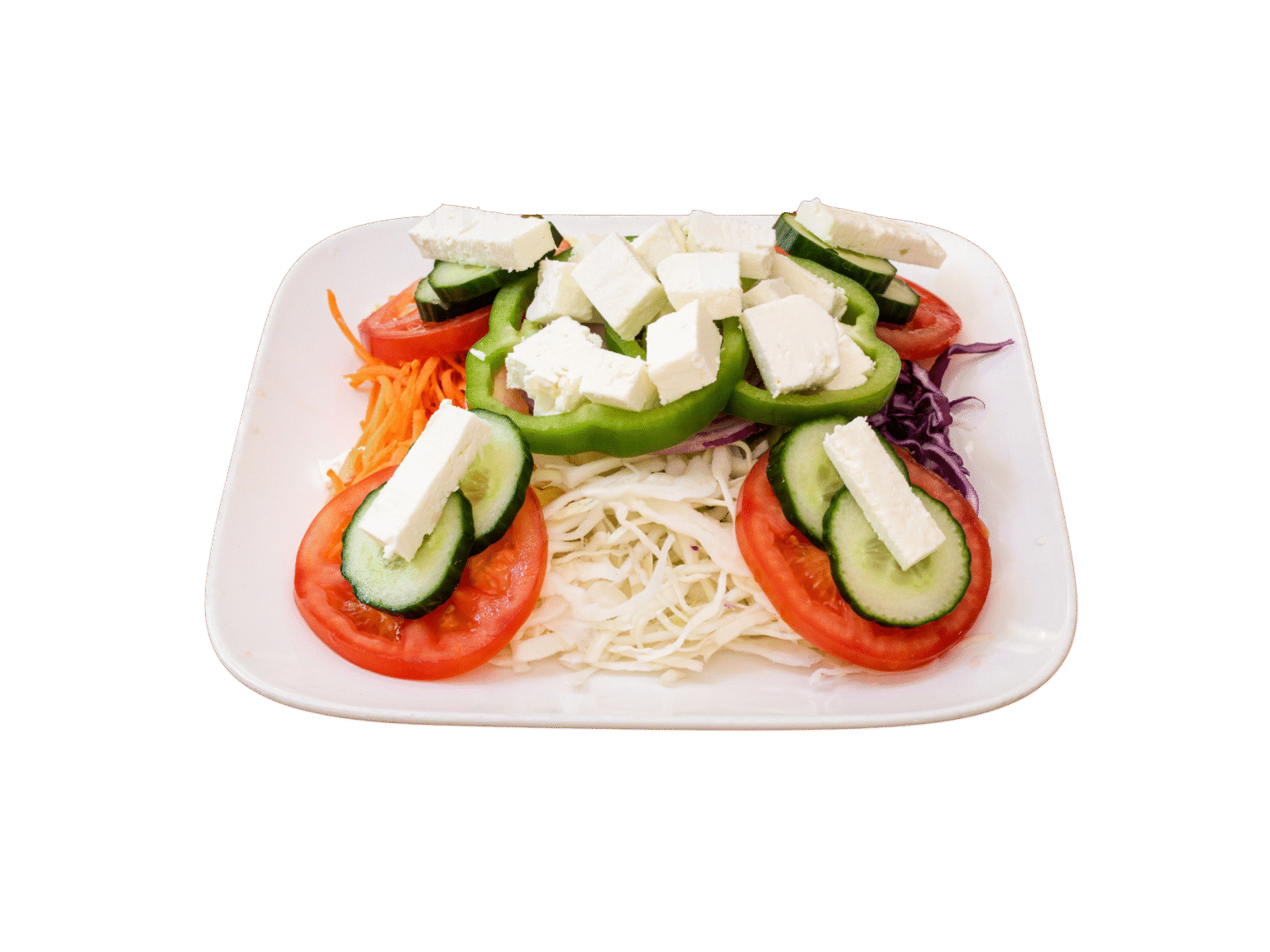 Gemischter Salat mit Schafkäse